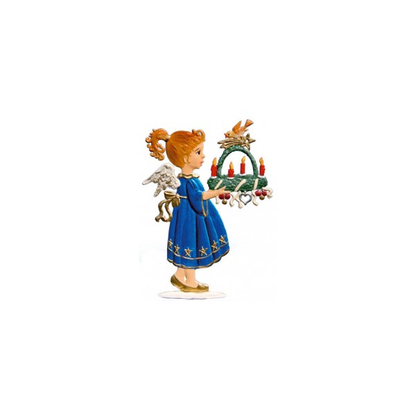 Art Girona Miniatures Ange couronne de l'Avent figurine