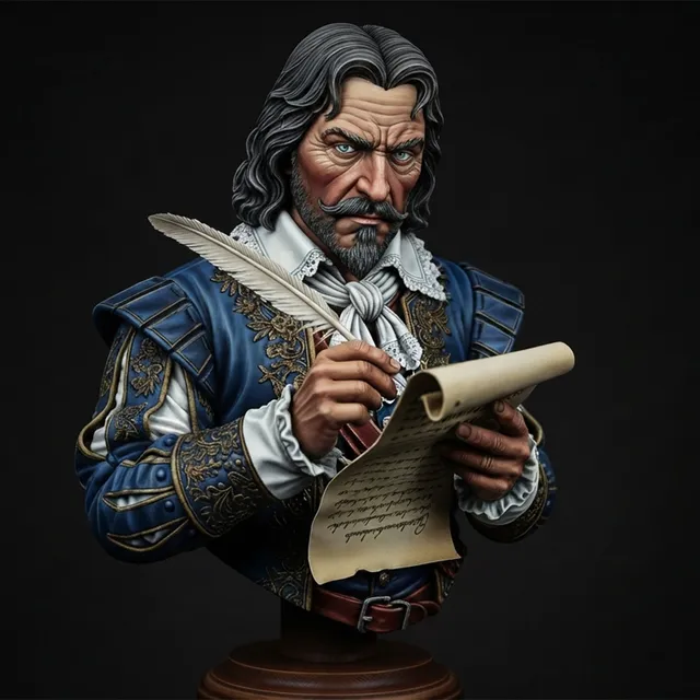 Art Girona Busts Comte de Tréville buste à peindre résine 1/10