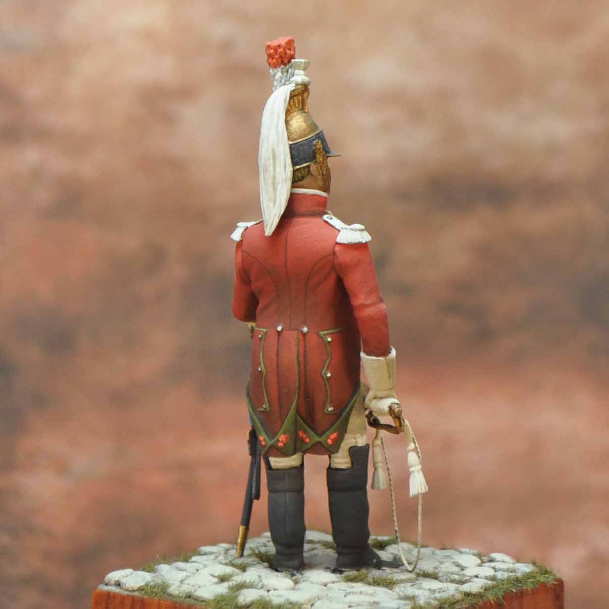 ART GIRONA Napoleonic Trumpet Dragons Regiment figurine 1809