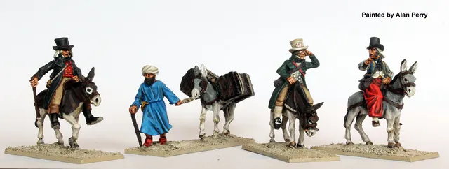 Perry Napoleonic FE 46 savants à cheval figurines 28mm