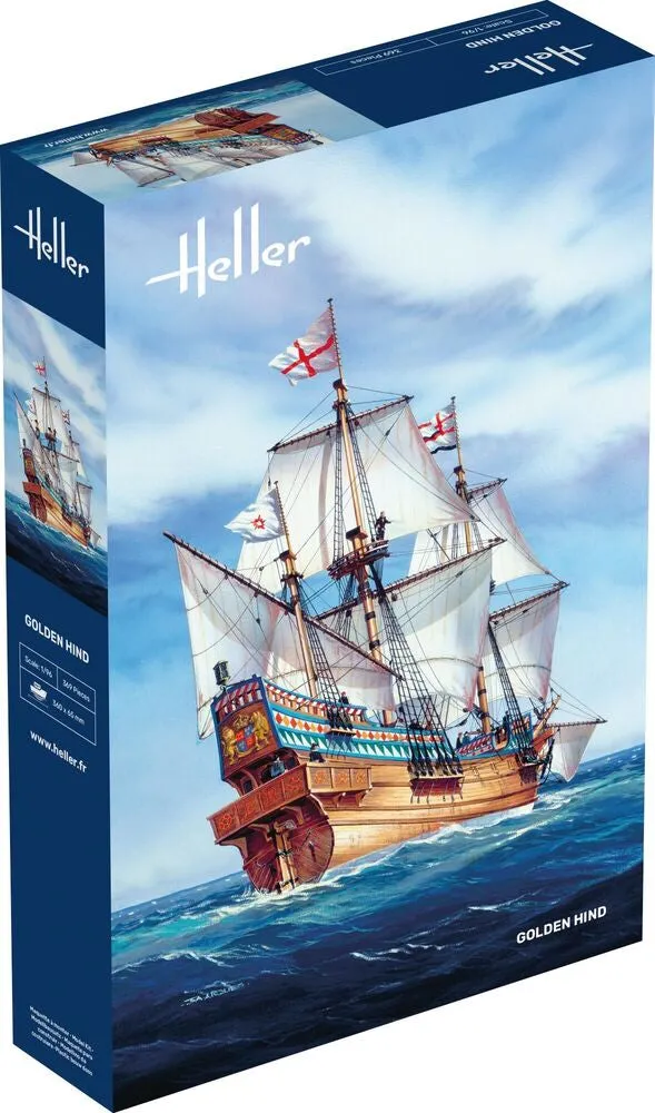 Heller Historical Collection Golden Hind 1/96 maquette galion