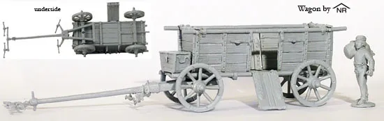 Perry Miniatures WR28 chariot de ravitaillement guerre des Roses