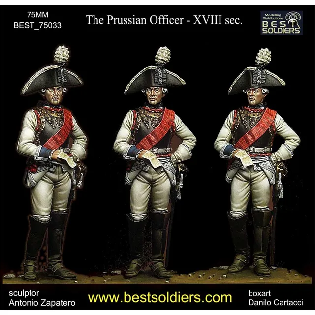 ART GIRONA Miniatures Officier Prussien figurine XVIIIe