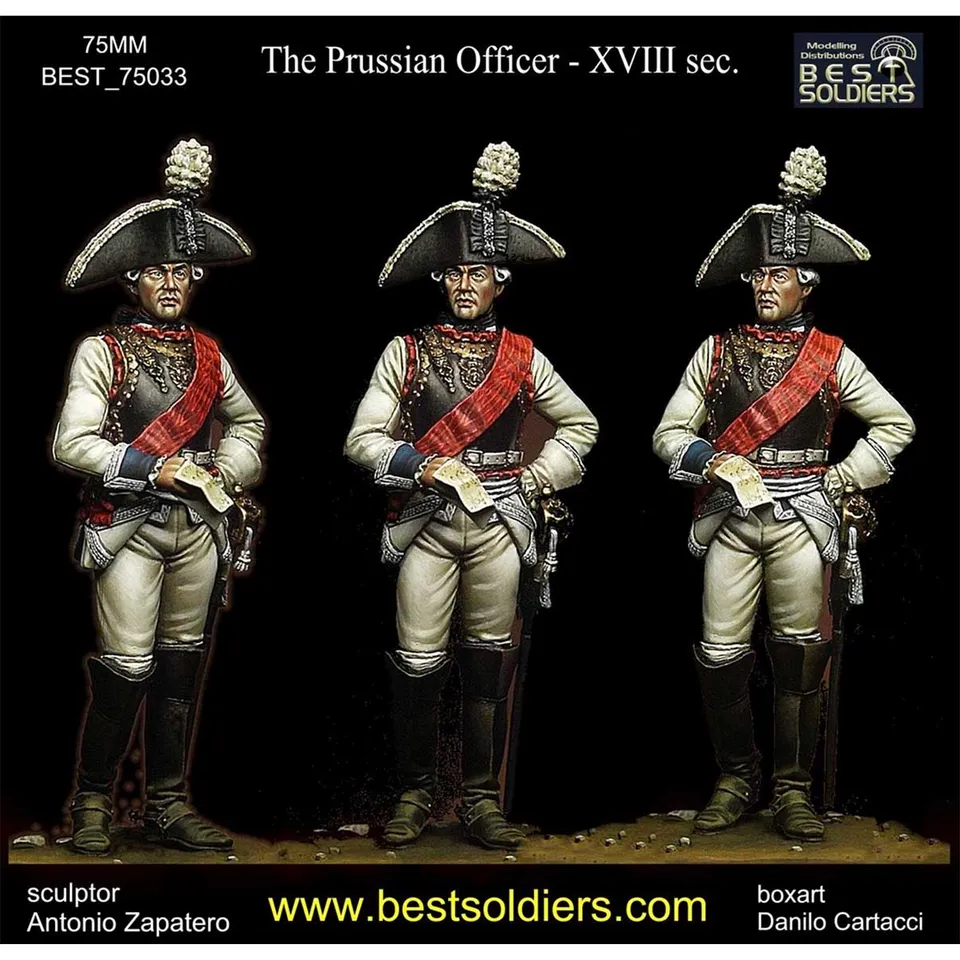ART GIRONA Miniatures Officier Prussien figurine XVIIIe