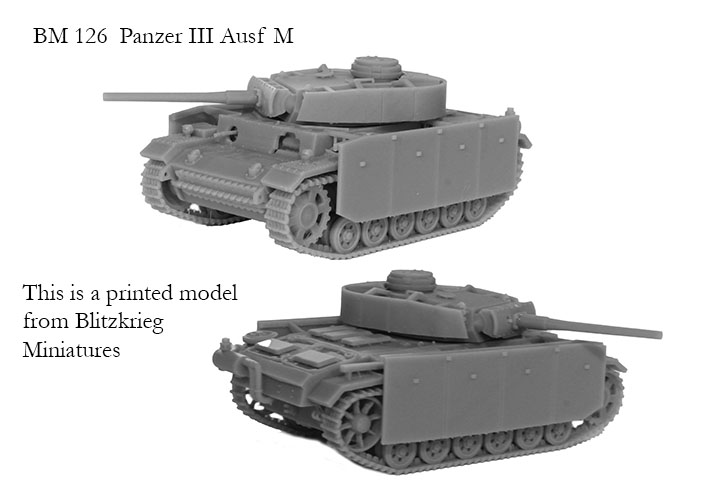 Perry Miniatures World War 2 BM126 Panzer III Ausf M char 28mm