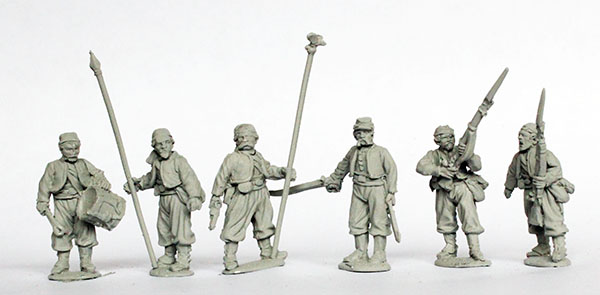 Perry Miniatures American Civil War ACW62 figurines zouaves commandement
