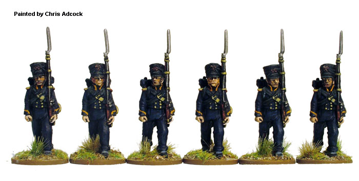 Perry Miniatures Napoléonien FN155 Marins Garde figurines marche