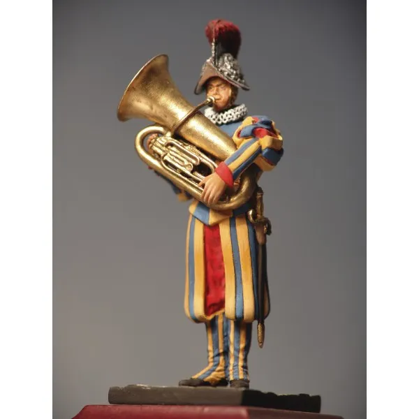 Art Girona Swiss Guard Tuba figurine 54 mm garde suisse