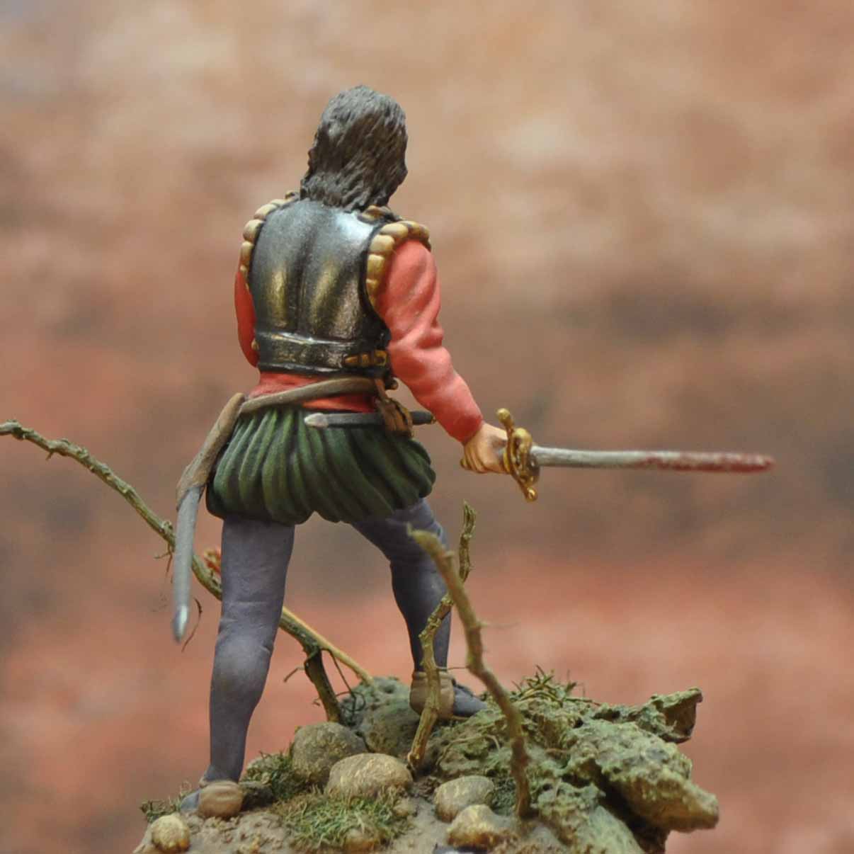 Art Girona Spanish Serie Spanish Conquistador Peru 1532 figurine