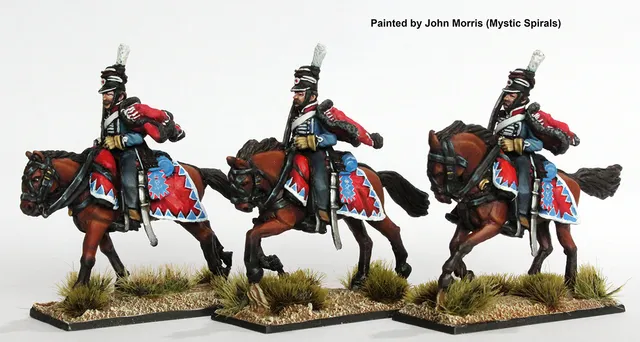 Perry Miniatures DAN 54 figurines hussards danois galop