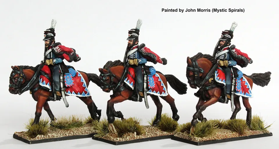 Perry Miniatures DAN 54 figurines hussards danois galop