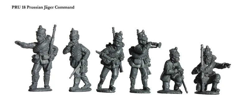 Perry Miniatures PRU 18 jäger commandement figurine 1870