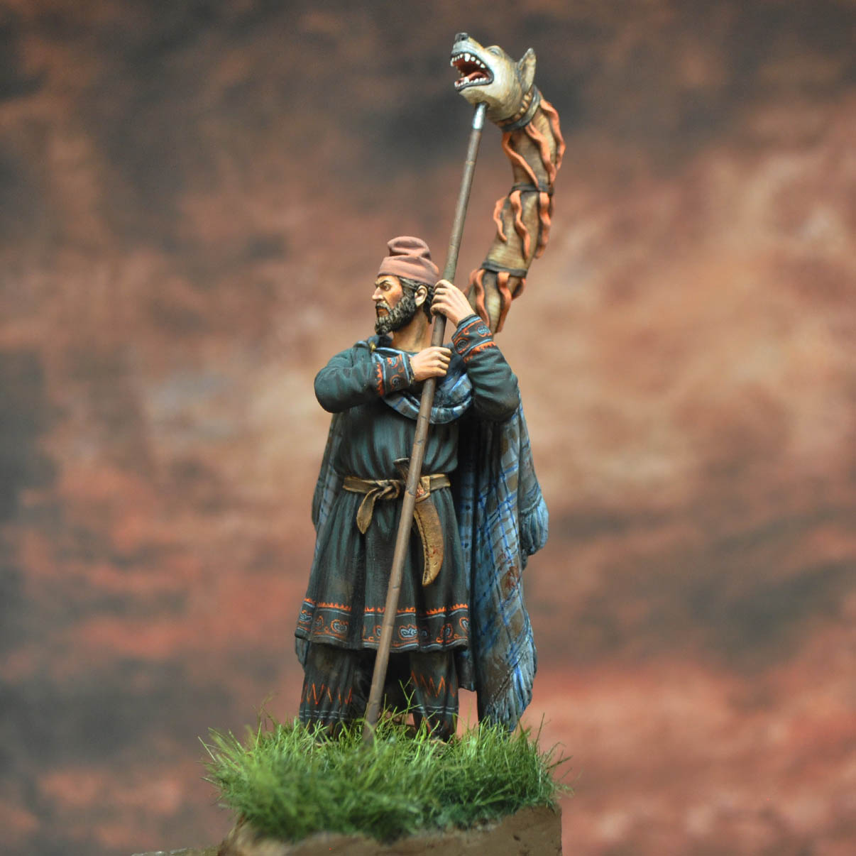 Art Girona Serie Historical Decebalus figurine roi Dacie