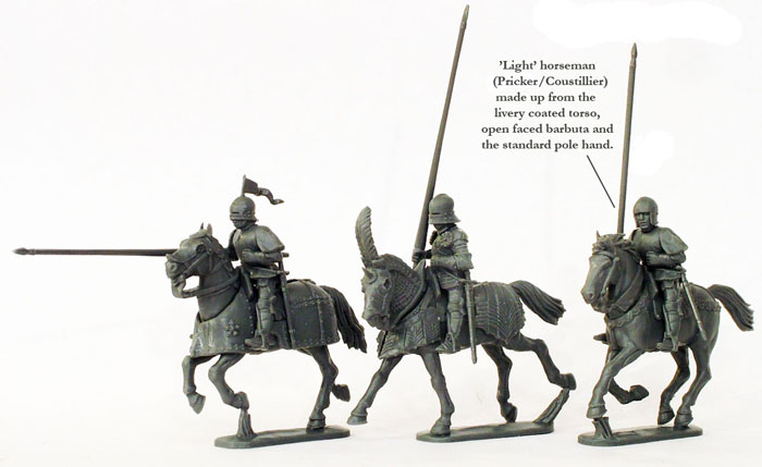 Perry Miniatures WR 40 Mounted Men at Arms 1450-1500 figurines 12 cavaliers