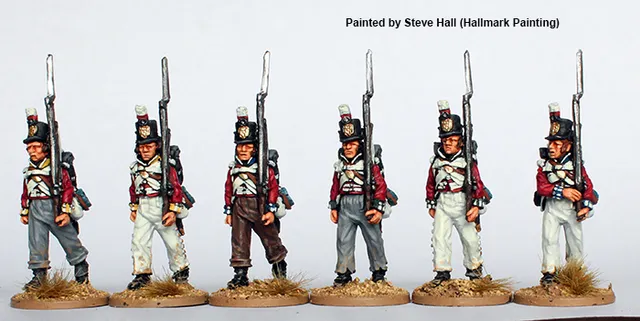 Perry Napoleonic BH 69 infanterie figurines métal marche