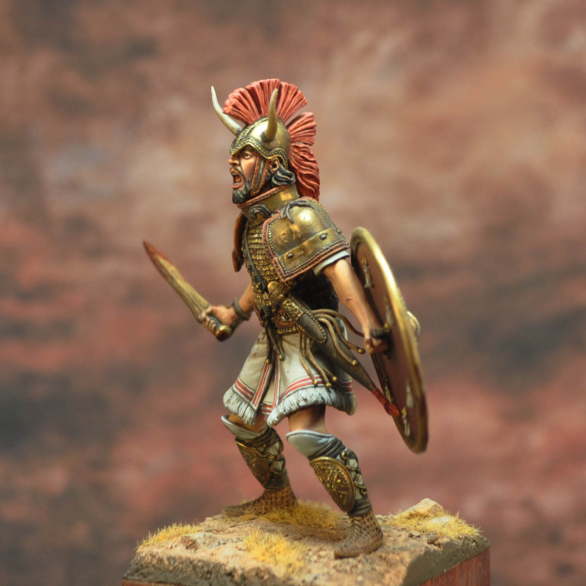 Art Girona Historical Agamemnon Mycènes figurine 54 mm