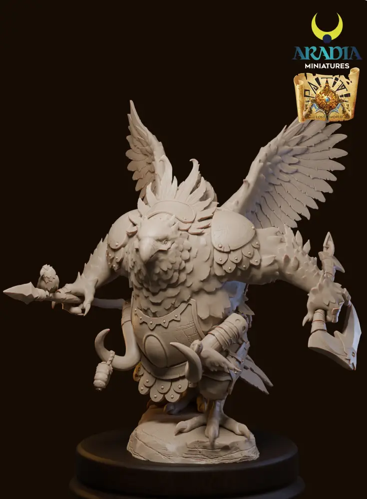 Aradia Paititi Vucub Caquix figurine 75mm perroquet