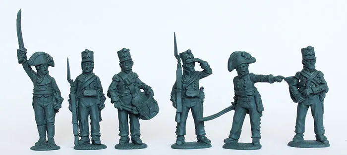 Perry Miniatures Napoleonic EP 18 figurines Fusiliers commandement