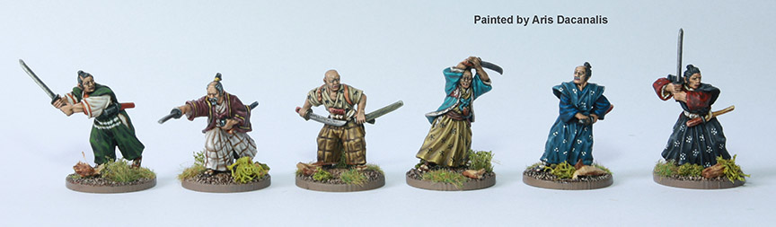 Perry Miniatures Samurai SAM43 figurines sabres civil
