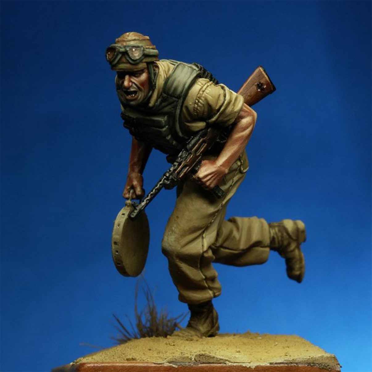 ART GIRONA Miniatures 185º Folgore figurine parachutiste 54 mm