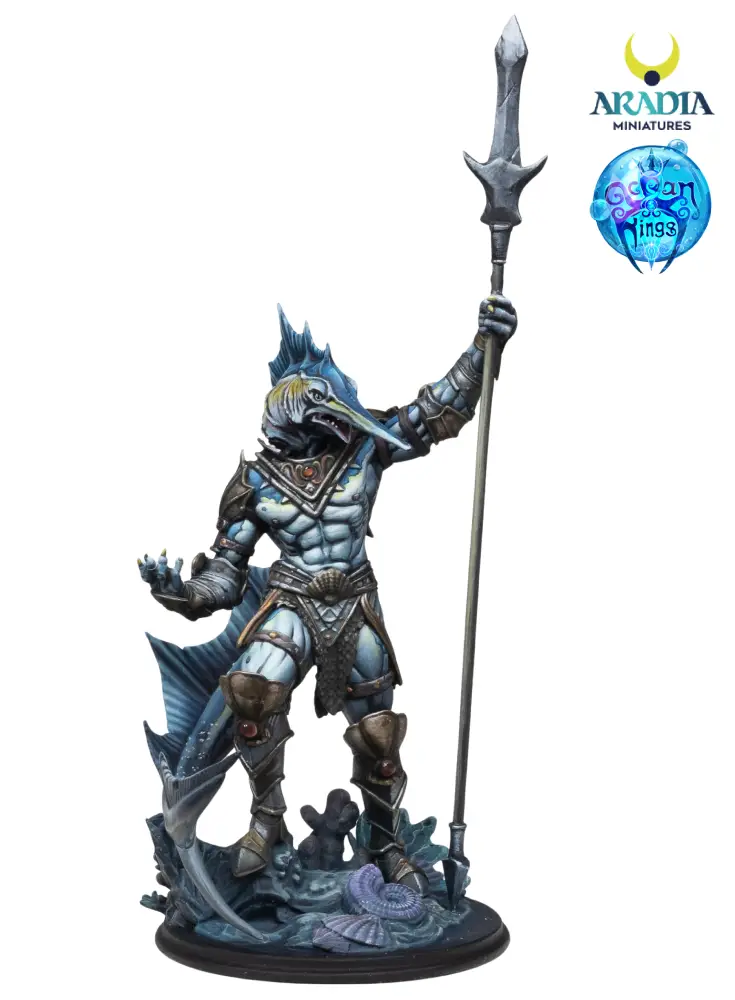 Aradia Minis Ocean Kings Aqualon Bladecrest figurine