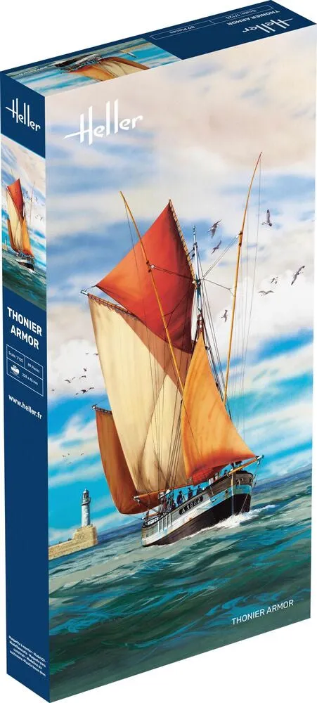 Heller Thonier Armor 1/125 maquette bateau voilier