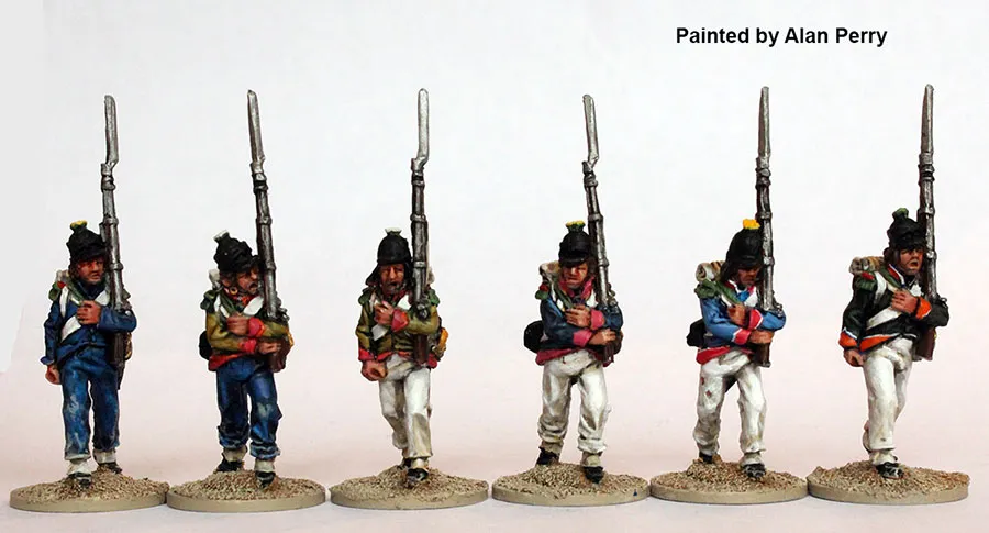 Perry Miniatures Napoleonic FE 10 infanterie légère attaque