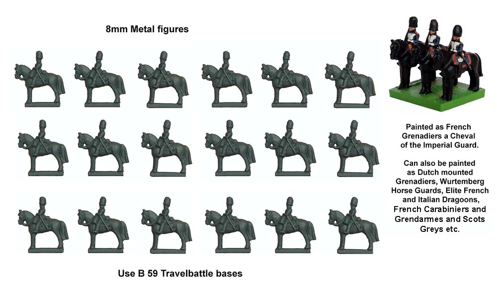 Perry Travelbattle TB 18 cavalerie lourde bonnets d’ours 18 fig
