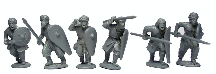 Perry Miniatures Crusades MA23 Arab Militia figurines lances