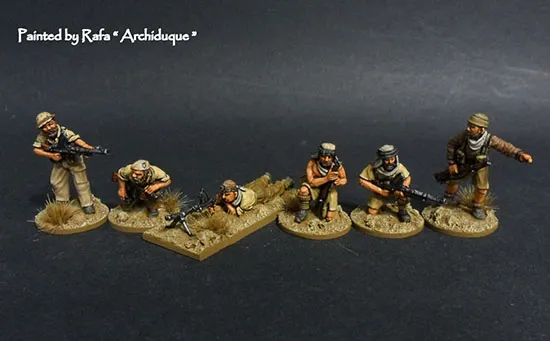 Perry Miniatures World War 2 WW28 SAS Bren Gun figurines 6