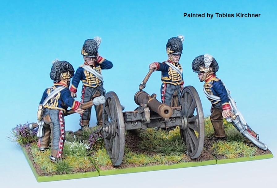 Perry Miniatures BH38 Royal Horse Artillery figurines canon 9 pdr