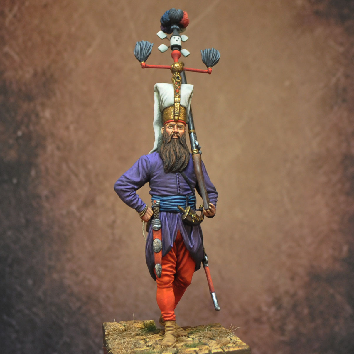 ART GIRONA 70mm Janissary parade uniform figurine janissaire 1590