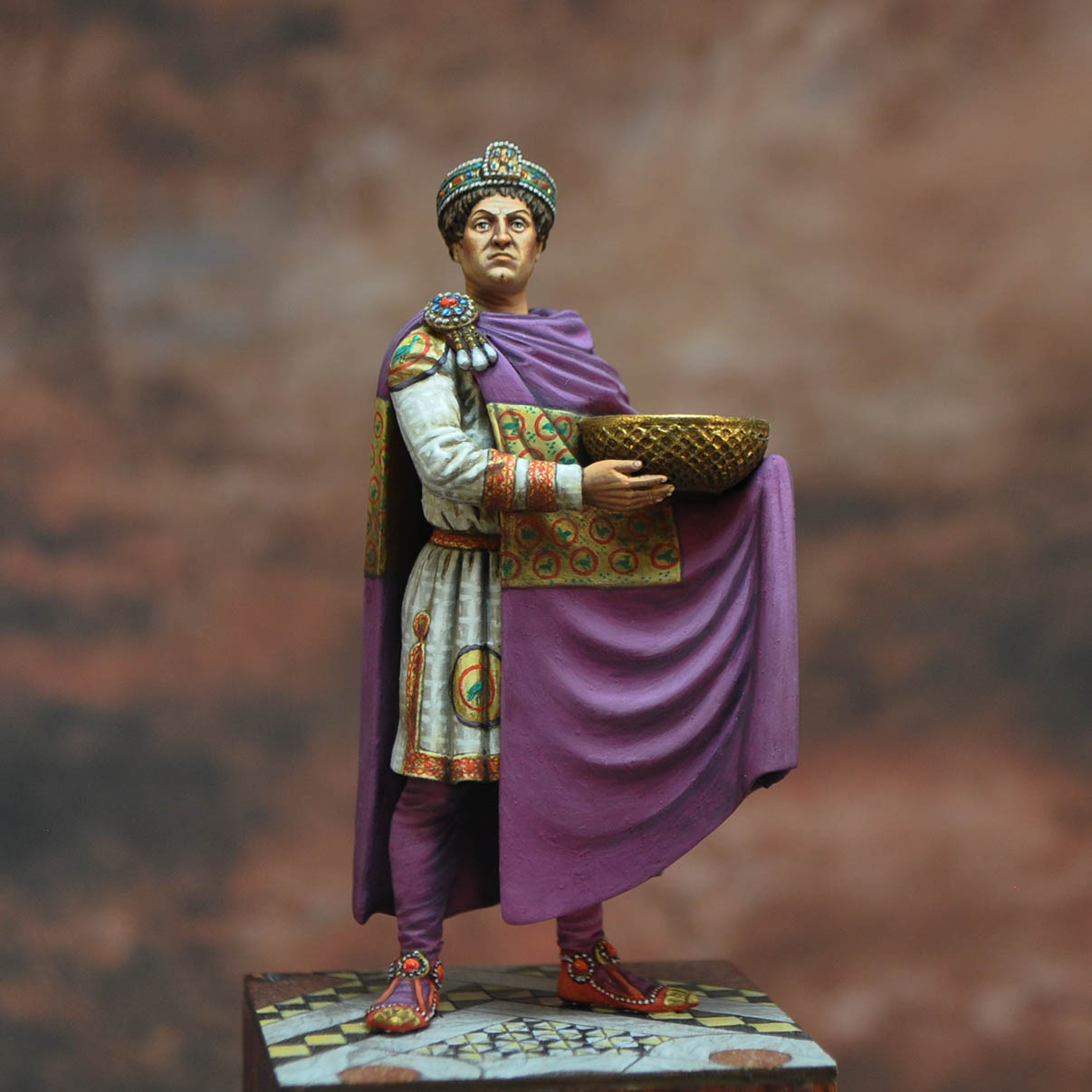 ART GIRONA Serie Historical Justinian figurine 54mm byzantin