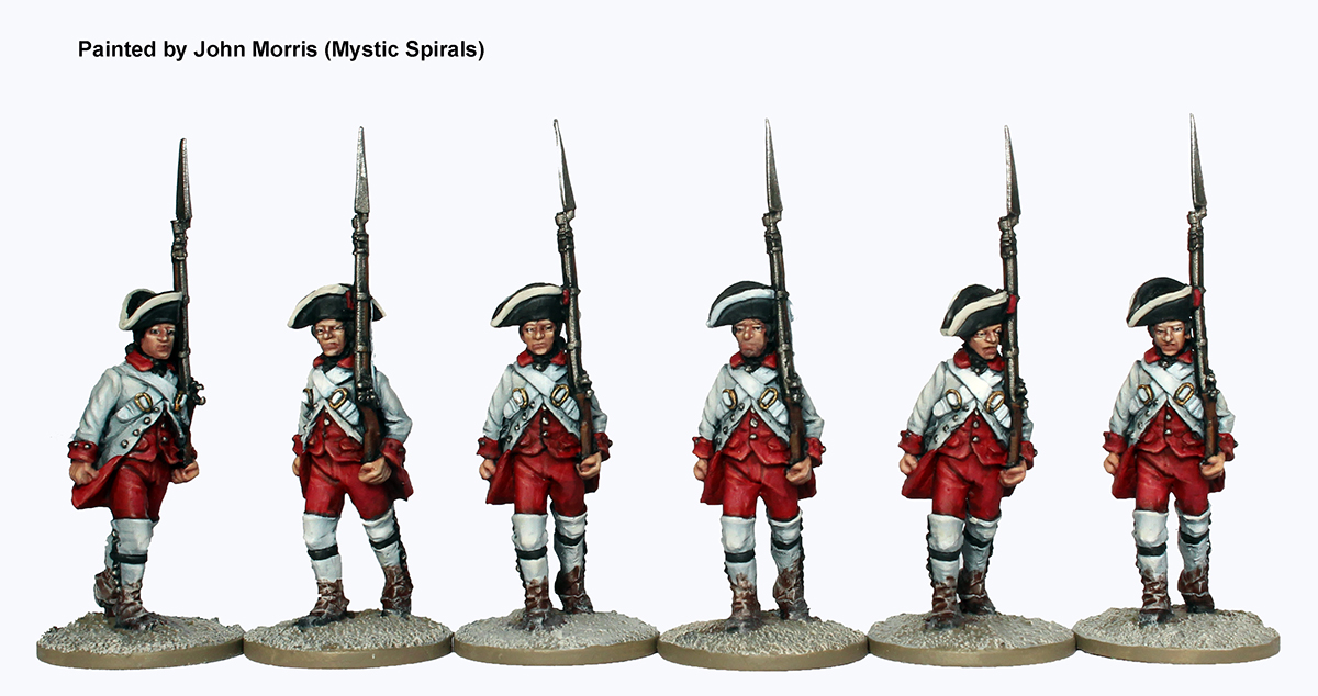 Perry Miniatures AW197 fusiliers espagnols figurines marche