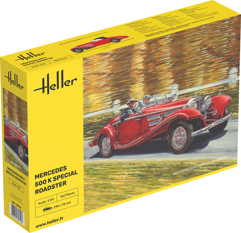 Heller Historical 500 K Special Roadster maquette voiture 1/24