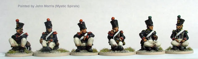 Perry Miniatures Napoléon FN86 Jeune Garde assise métal