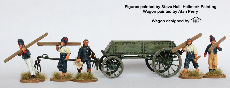 Perry Miniatures Napoleonic FN 182 chariot pontonniers métal 28mm