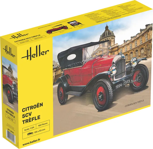 Heller Historical Collection Citroen Trèfle 1/24 maquette voiture