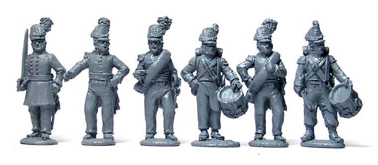Perry Miniatures Napoleonic DB14 infanterie belge figurines commandement