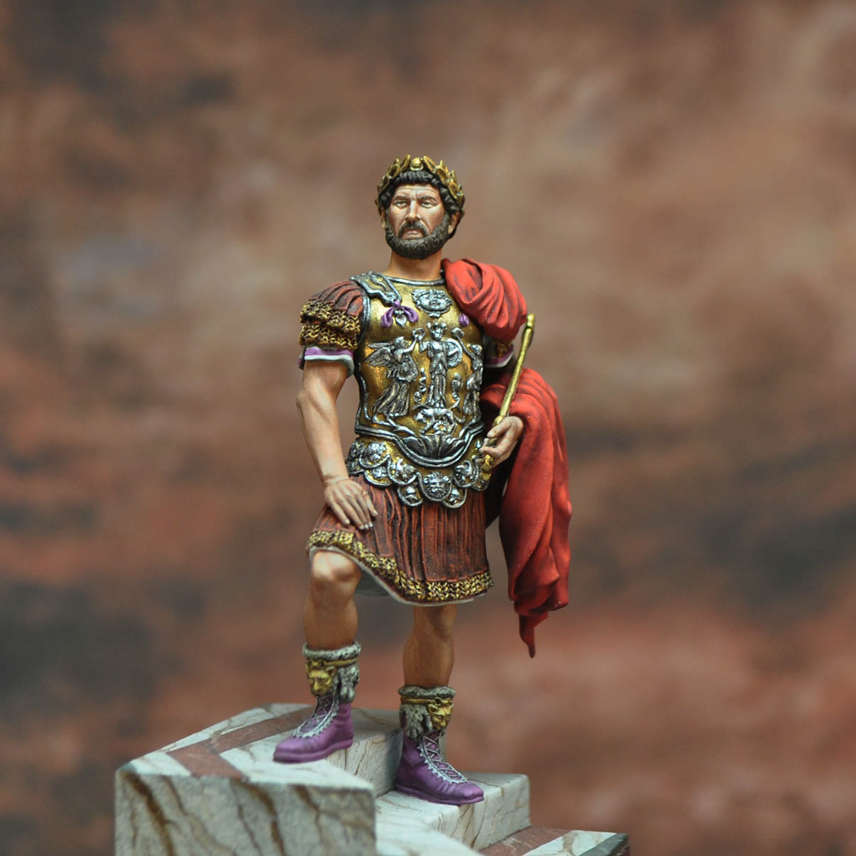 ART GIRONA Serie Historical Hadrien figurine empereur romain