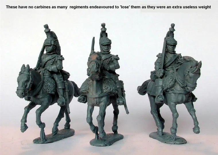 Perry Napoléonien FN62 cuirassiers galop figurines métal
