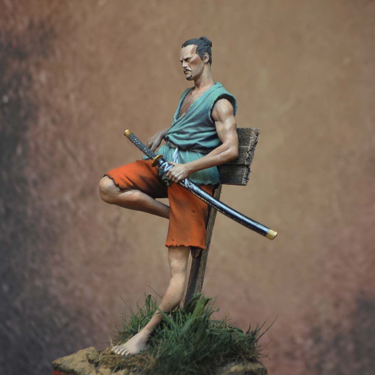 ART GIRONA 70mm Ronin figurine 70mm samouraï