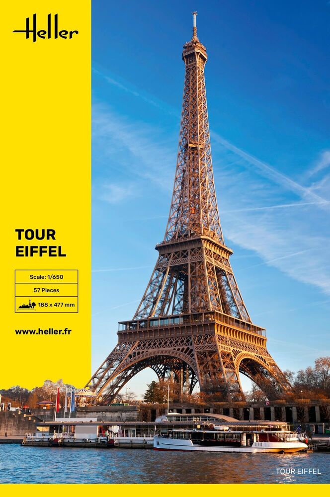 Heller Historical Collection Tour Eiffel maquette monument 1/650