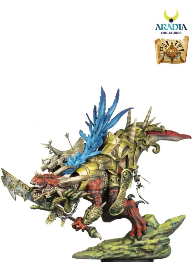 Aradia Minis Paititi Titanosaurus Rex figurine résine 32 mm