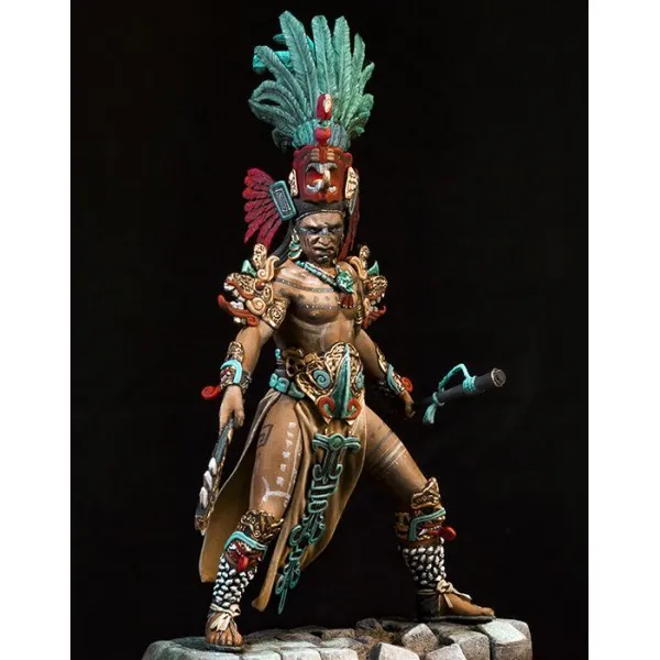 Art Girona Miniatures Maya Warrior figurine guerrier maya 54 mm