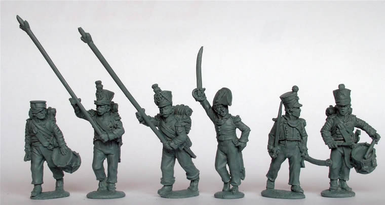 Perry Miniatures Napoleonic FN72 figurines commandement légère