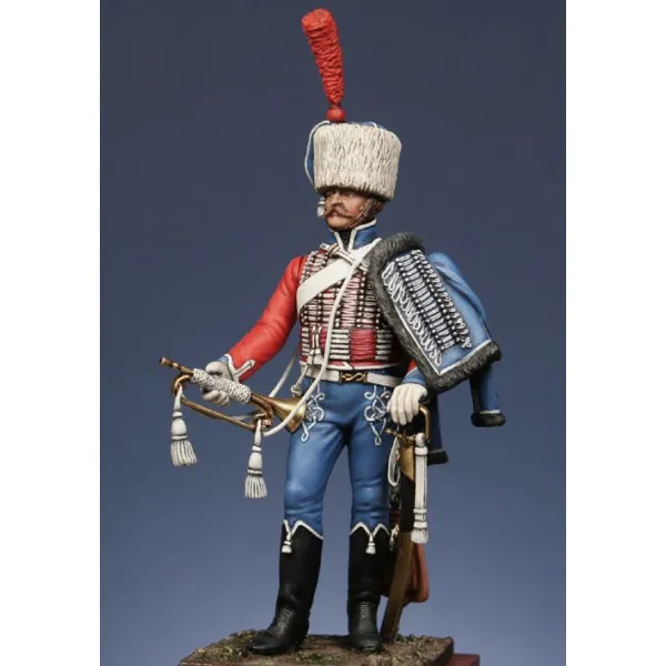 ART GIRONA Miniatures Trompette 1er Hussards figurine 1806