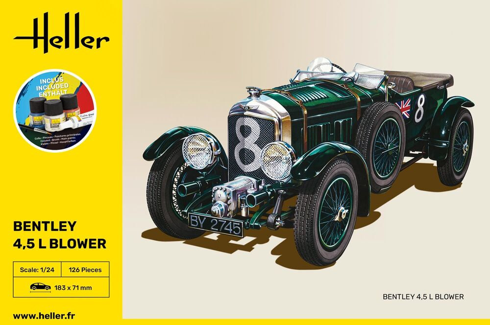 Heller Starter Kit Bentley Blower maquette 1/24 complète