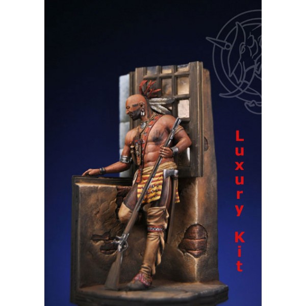 ART GIRONA Miniatures Iroquois Warrior figurine XVIIIe 54mm