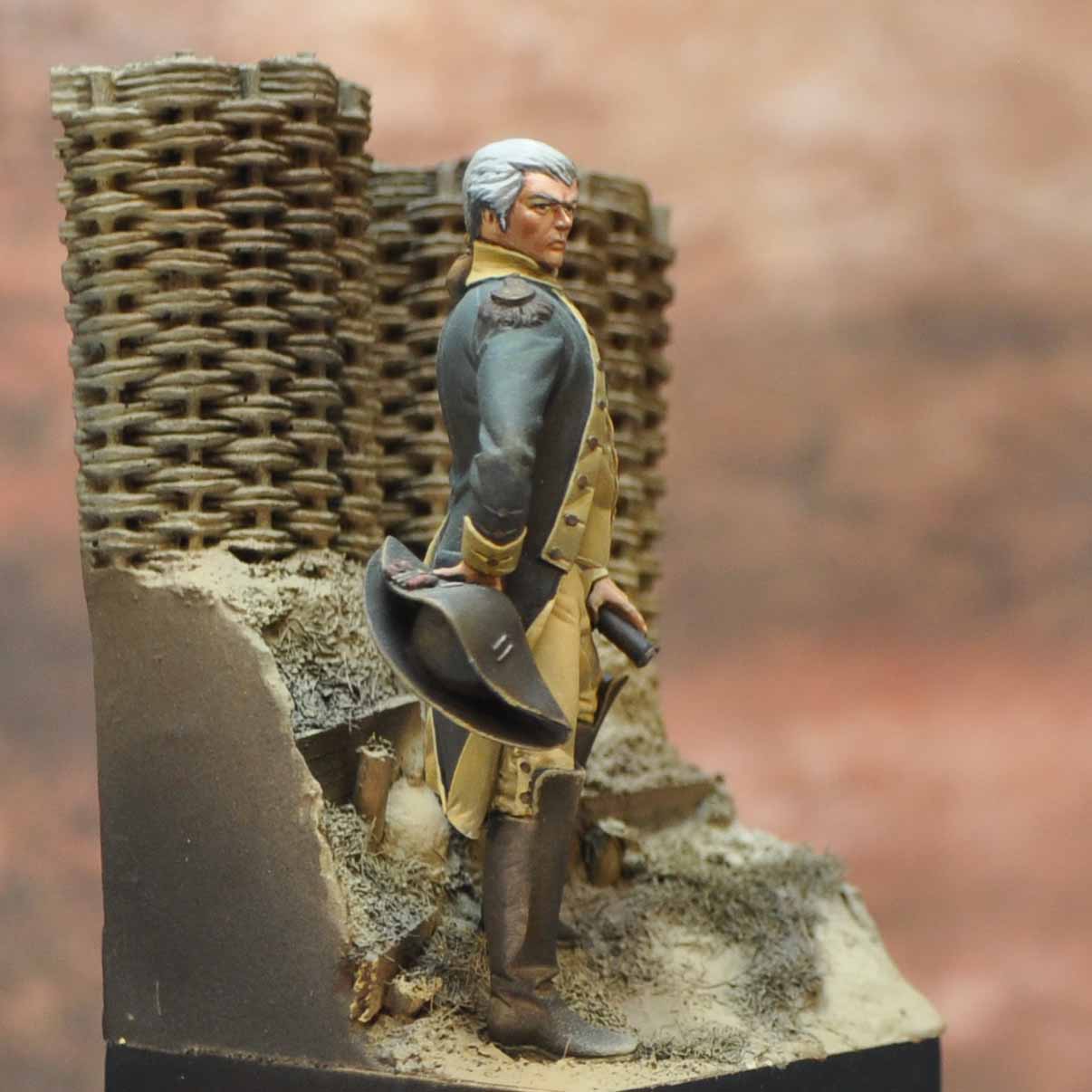 Art Girona International American Civil War Officer figurine